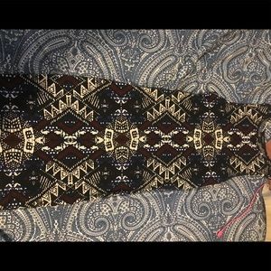 Aztec multi-colored bodycon dress